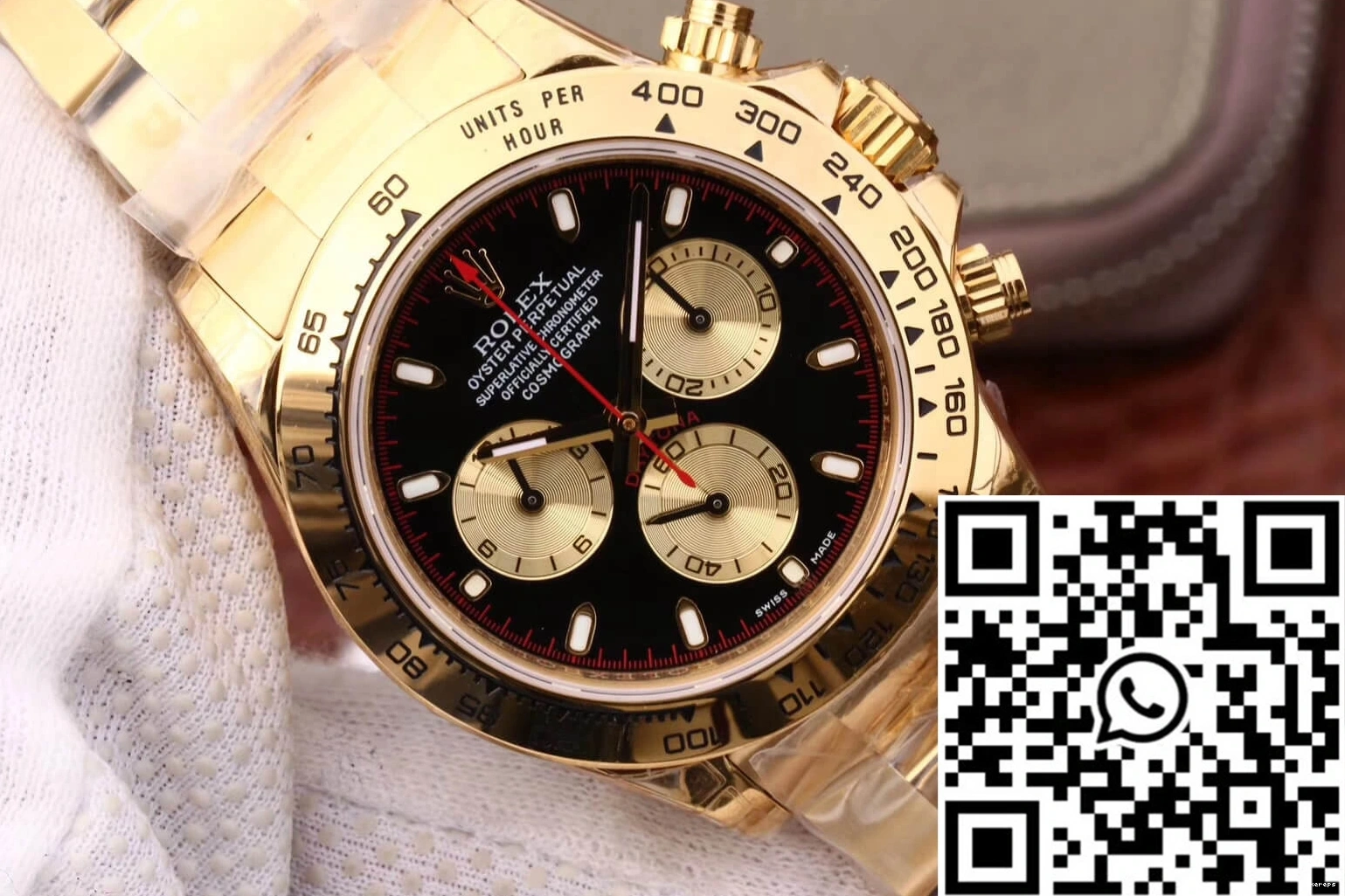 Factory Cosmograph JH Rolex Dial Black M116508-0009 Daytona 0316